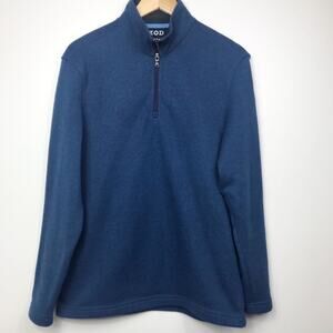 IZOD Advantage Performance Men's 1/4 Zip Lightweight Fleece Lined Sweater Small